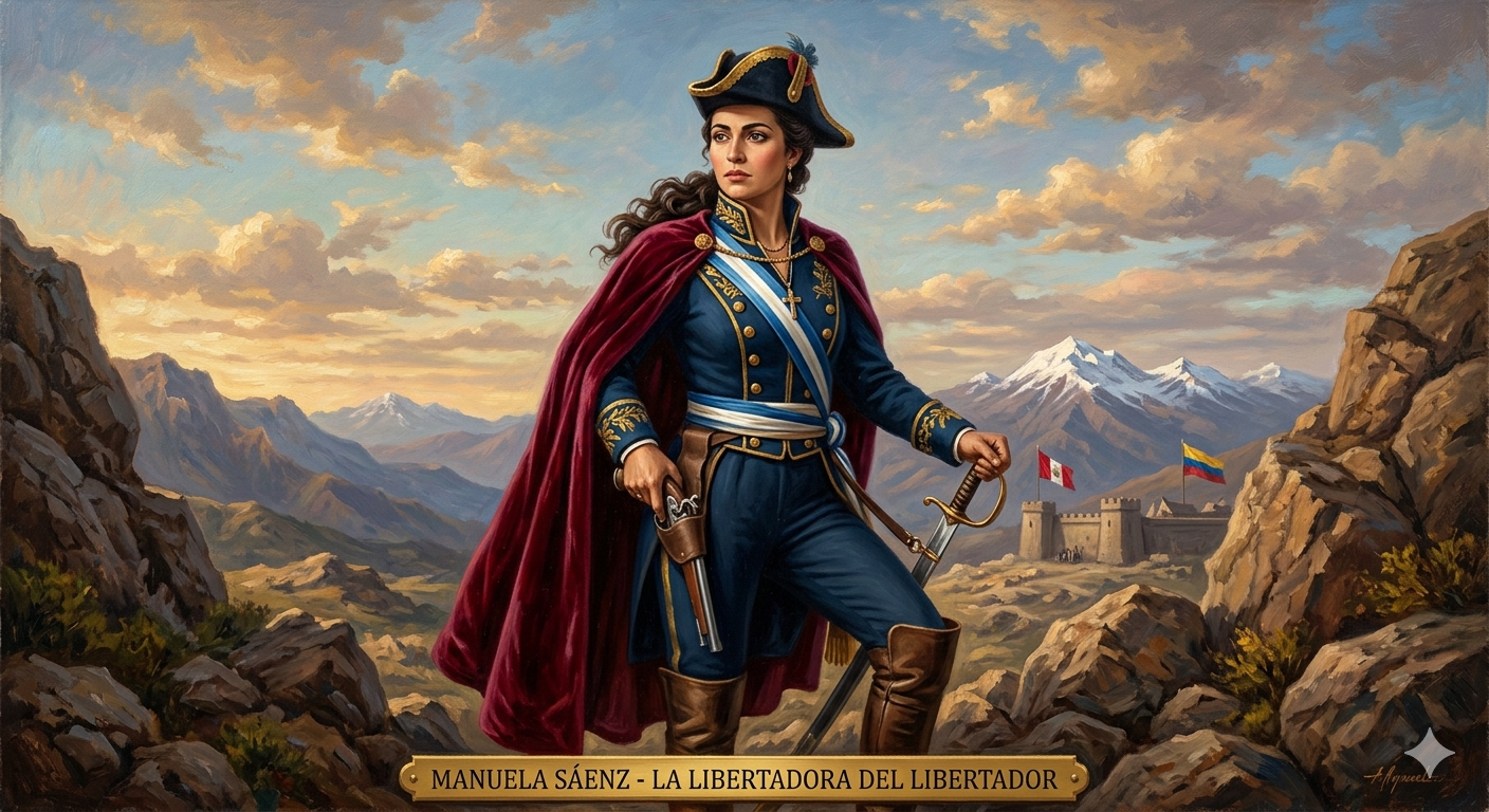 Manuela Sáenz: la libertadora del Libertador